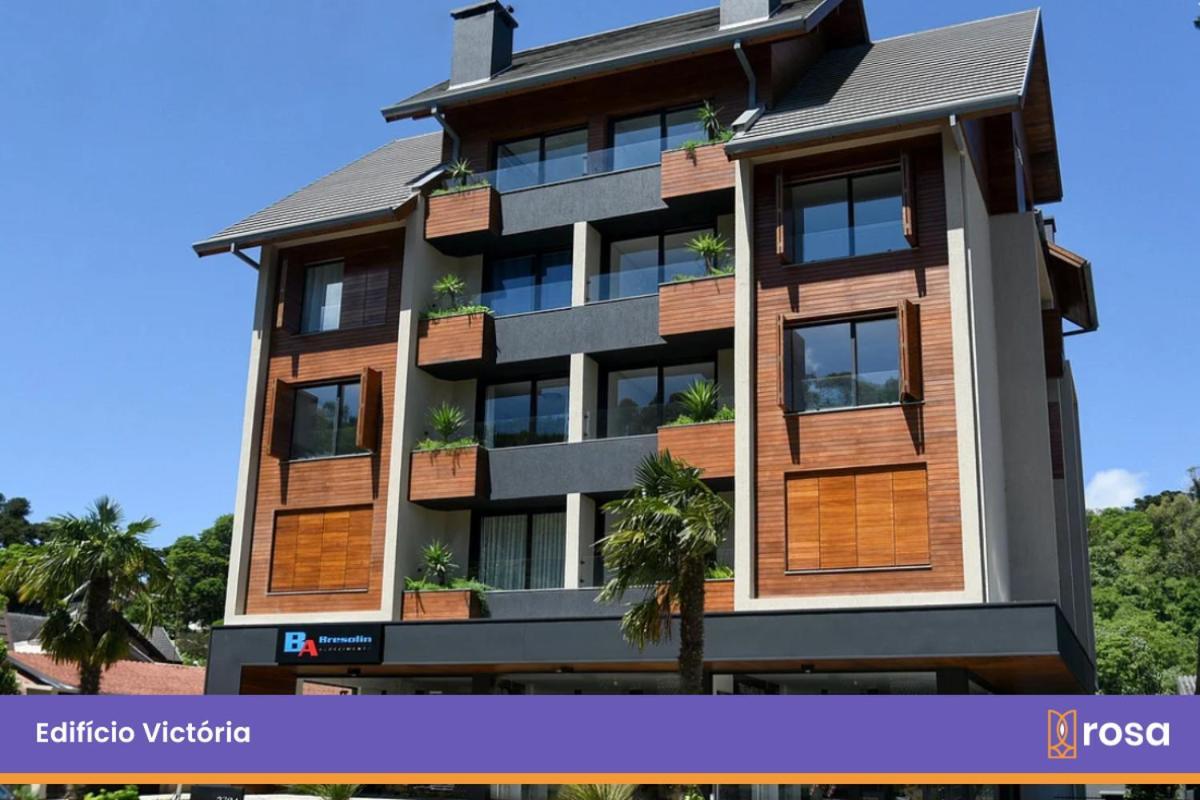 Rosa Edificio Victoria Apartment Gramado Ngoại thất bức ảnh