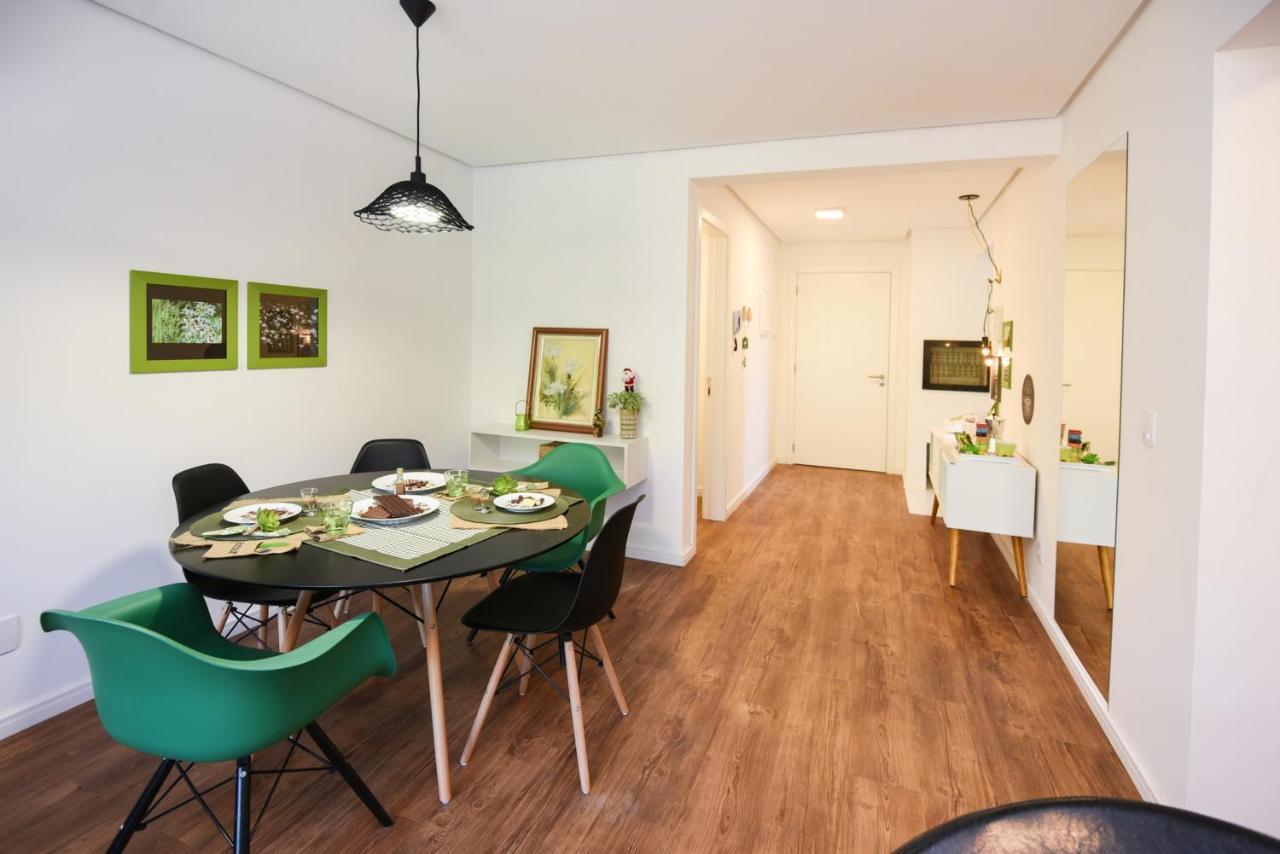 Rosa Edificio Victoria Apartment Gramado Ngoại thất bức ảnh