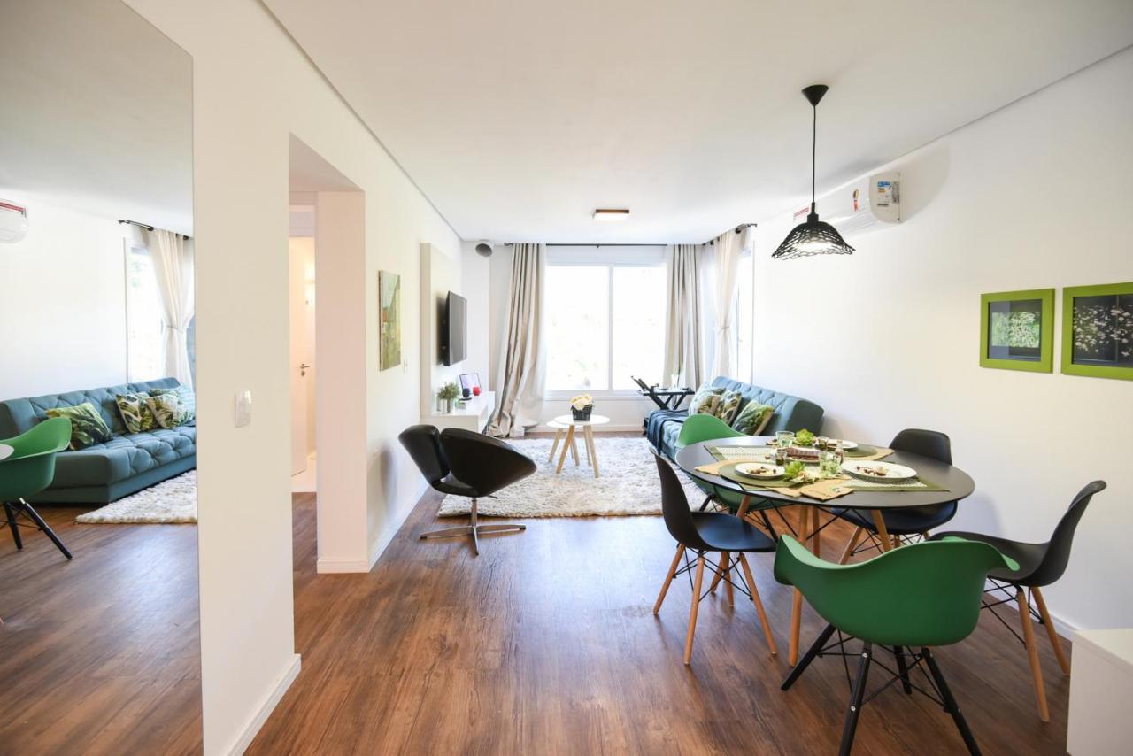 Rosa Edificio Victoria Apartment Gramado Ngoại thất bức ảnh