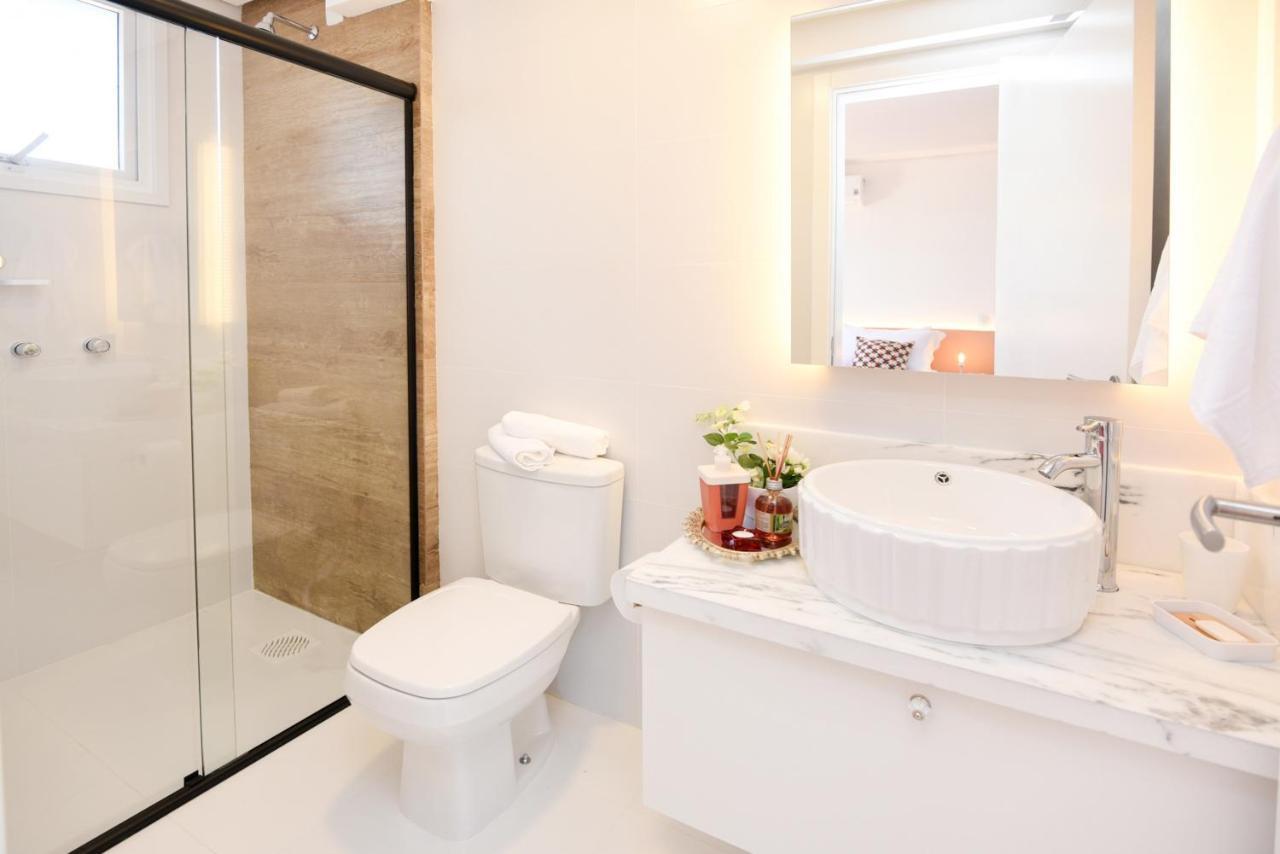 Rosa Edificio Victoria Apartment Gramado Ngoại thất bức ảnh